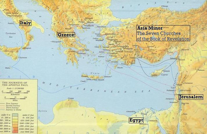 asia minor map